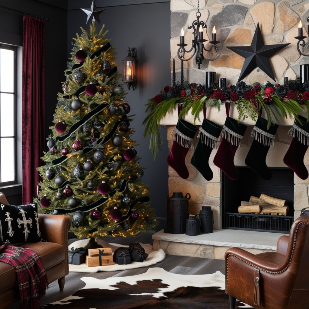 Cozy Corners: Western gothic christmas&nbsp;decor